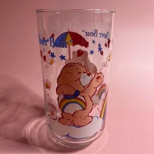 Vintage collectors carebear glasses